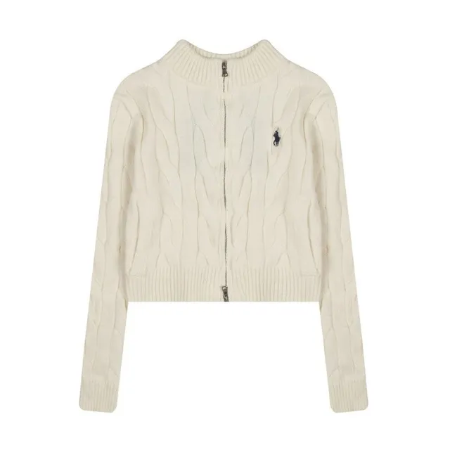 Polo Ralph Lauren Cable Knit Zip-Up Sweater