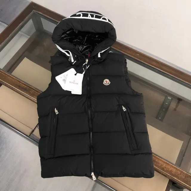Moncler Padded Vest Logo Patch