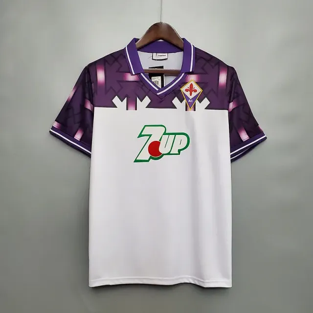 Fiorentina 1992-93 Home Shirt 7UP Sponsor