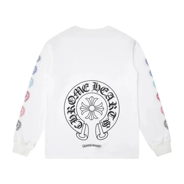 Chrome Hearts Long Sleeve Tee Cross Logo Print
