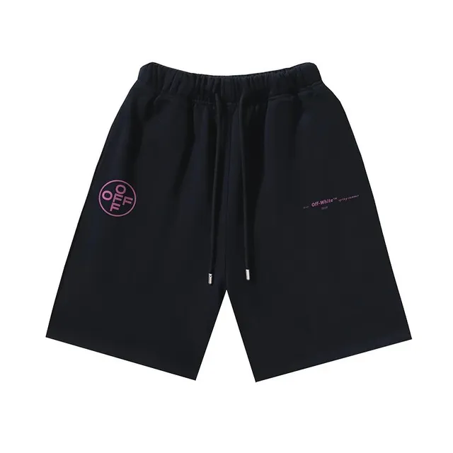 Off-White Logo Shorts Pink Circle Logo