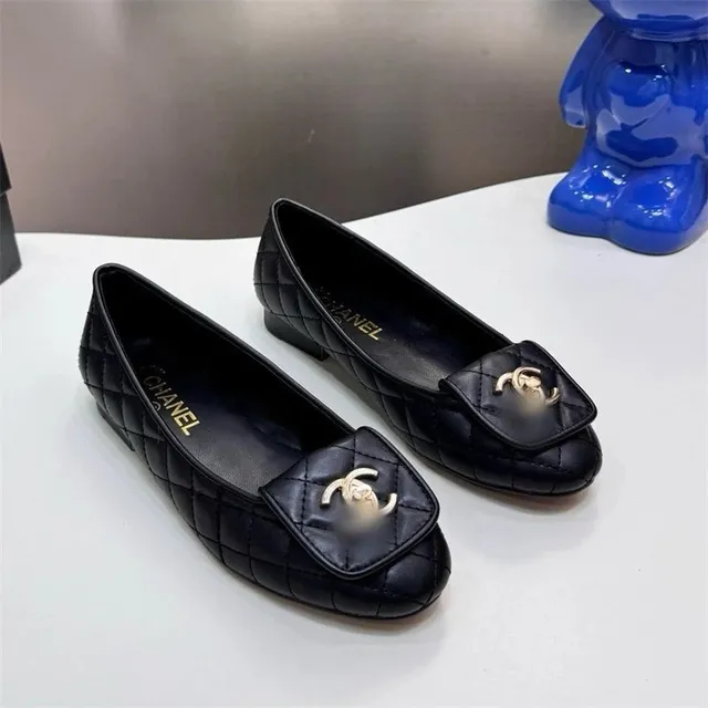 Chanel Quilted Loafer CC Logo