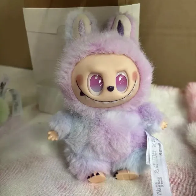 Labubu Plush Figure Fuzzy Gradient