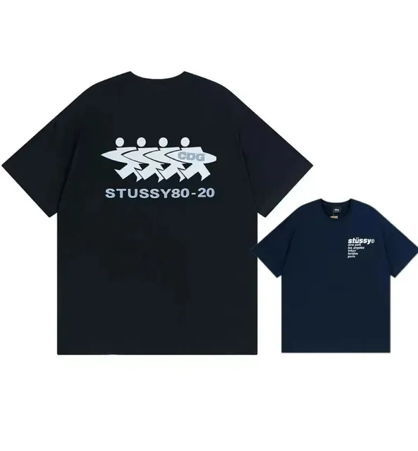 Stüssy × Comme des Garçons Graphic T-Shirt CDG Rowing Print