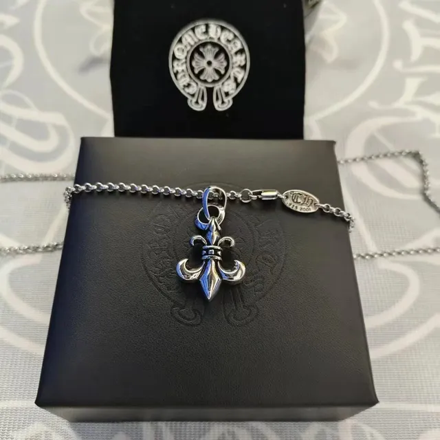 Chrome Hearts Fleur-de-Lis Pendant Sterling Silver