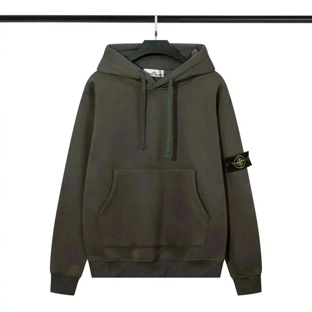 Stone Island Hooded Sweatshirt Compass Patch