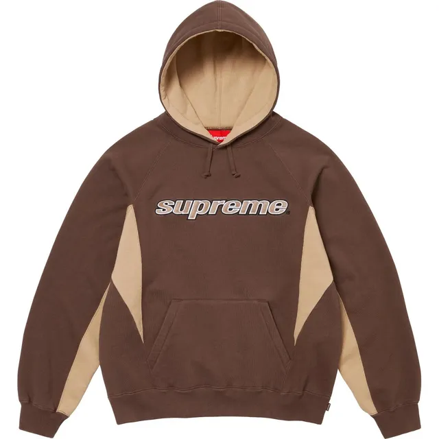 Supreme Box Logo Hooded Sweatshirt Brown/Beige