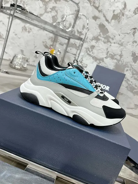 Dior B22 Turquoise Mesh and Leather