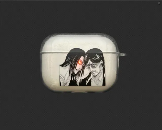 Apple AirPods Case Attack on Titan Illustration