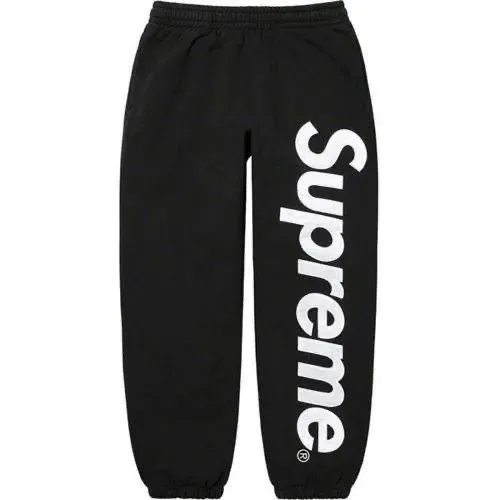 Supreme Logo Sweatpants White Box Logo
