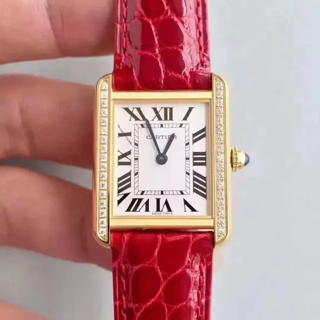 Cartier Tank Must Diamond Bezel