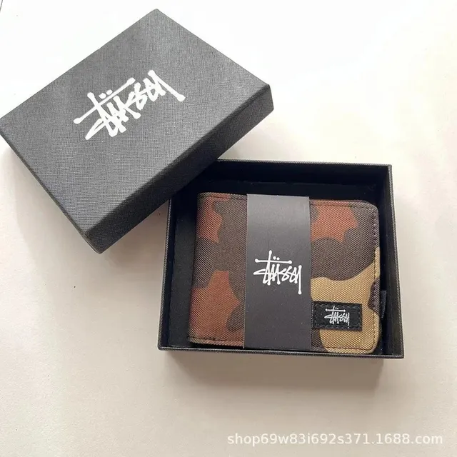 Stüssy Bifold Wallet Camo Print