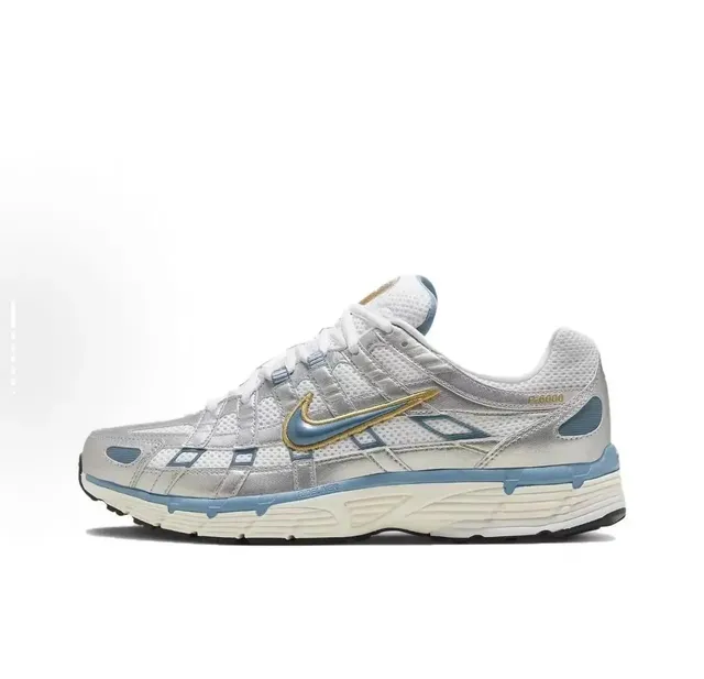 Nike P-6000 Metallic Silver Blue