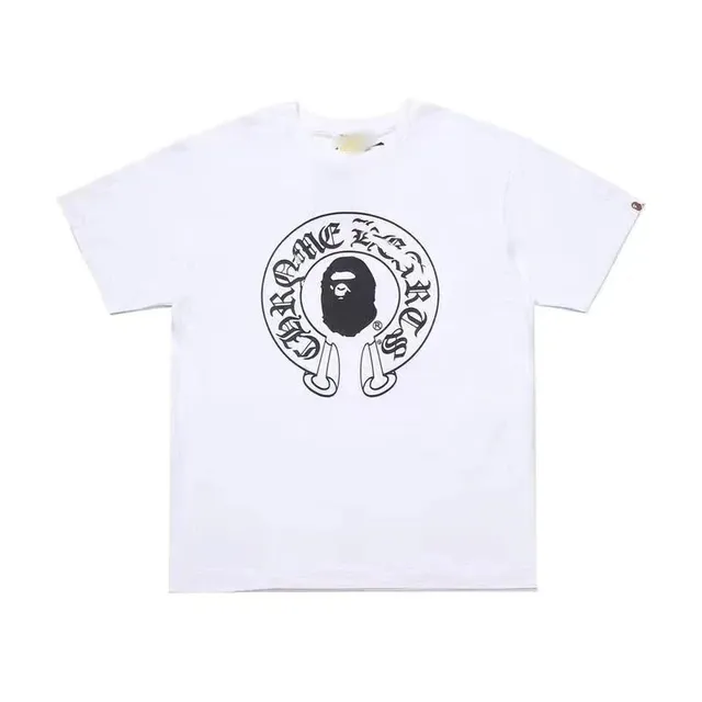 Graphic T-Shirt Chrome Hearts x BAPE