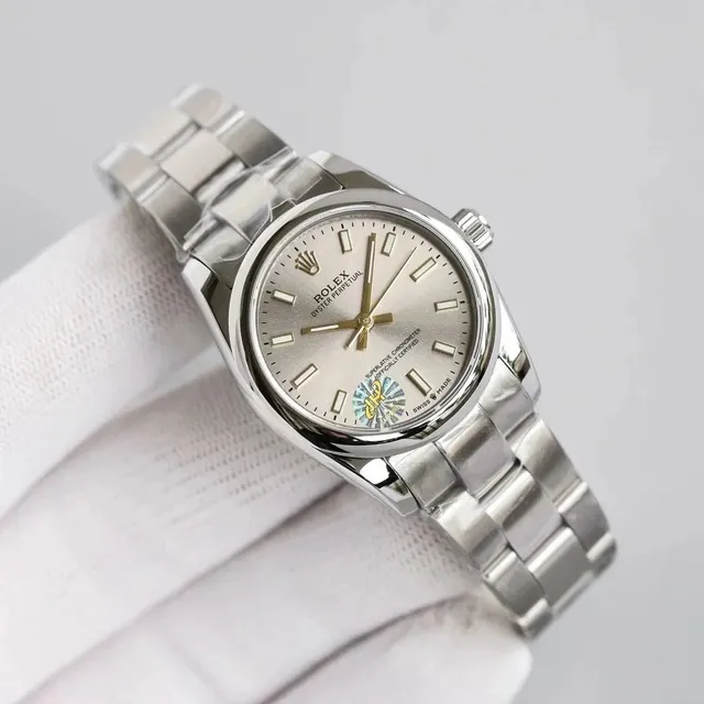 Rolex Oyster Perpetual Silver Dial