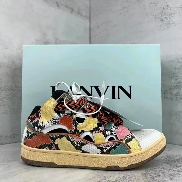 Lanvin Sneaker Multicolor Snake Print