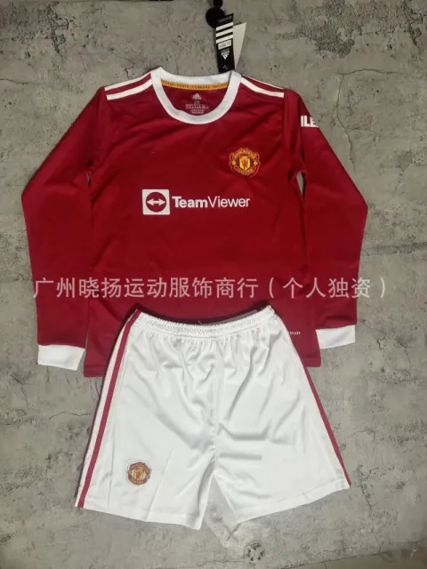 Adidas Manchester United Home Kit TeamViewer Sponsor