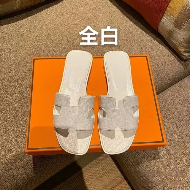 Hermès Oran Sandal All White