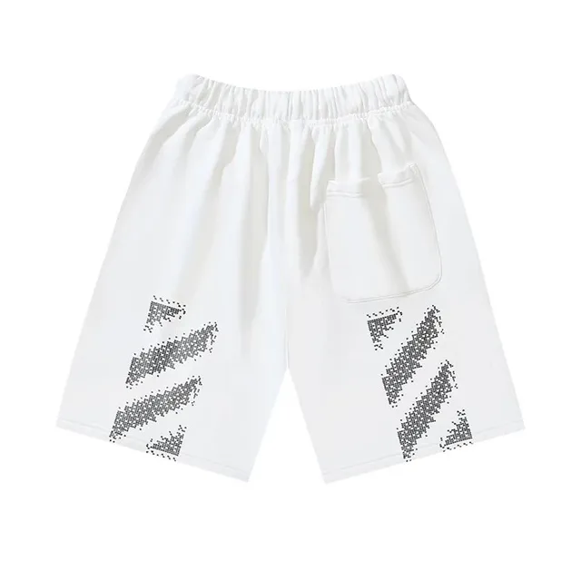 Off-White Printed Shorts Diagonal Arrow Print