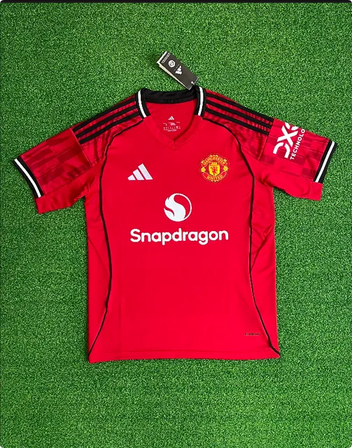 Adidas Manchester United Home Jersey Snapdragon Sponsor