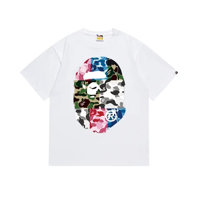 BAPE Ape Head Tee Multi-Camo Patchwork