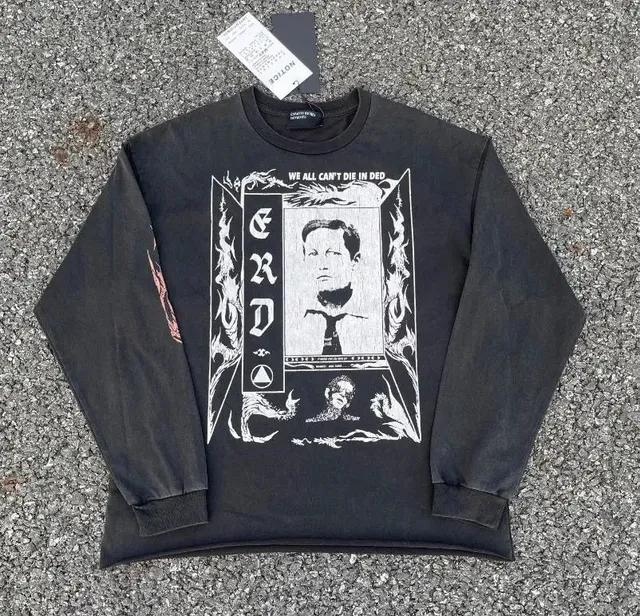 Enfants Riches Déprimés Long Sleeve Tee We All Can't Die In DED Graphic