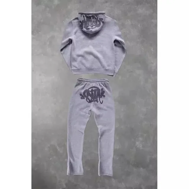 Syna World Hoodie and Joggers Set Graffiti Logo