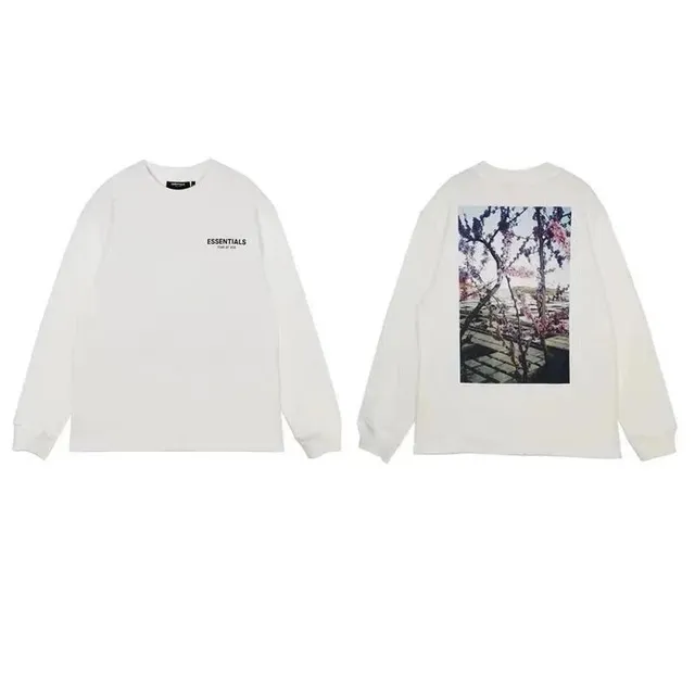 Fear of God Essentials Long Sleeve Tee Cherry Blossom Print