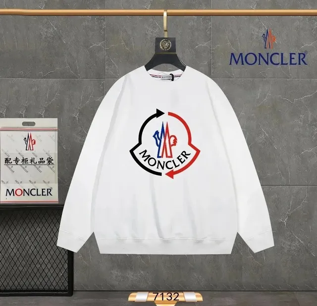 Moncler Crewneck Sweatshirt Logo Print
