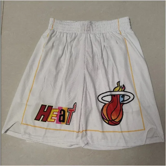 Adidas × NBA Basketball Shorts Miami Heat Logo