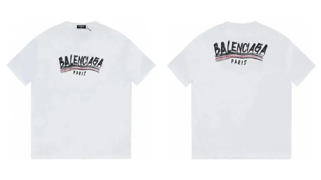Balenciaga Logo T-Shirt Paris Script