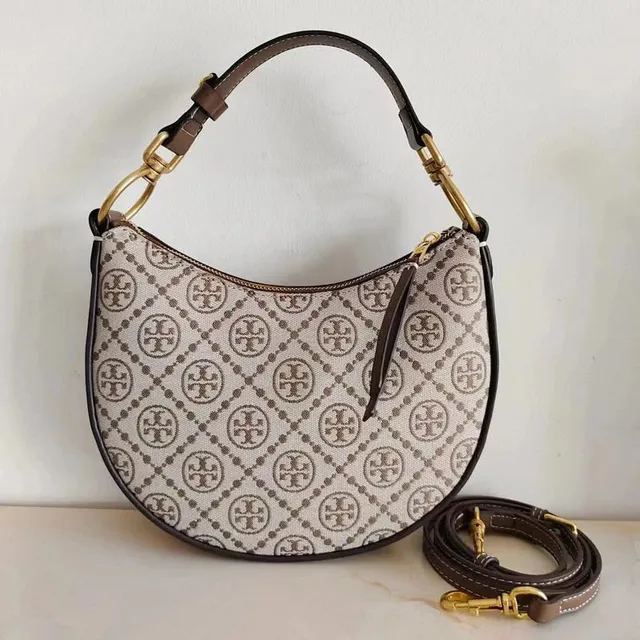 Tory Burch Hobo Bag T Monogram Canvas