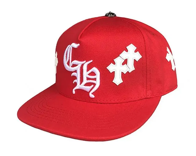 Chrome Hearts Snapback Cap Cross and CH Logo