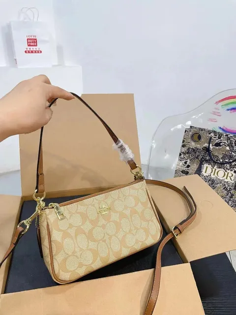 Coach Small Shoulder Bag GG Supreme Canvas