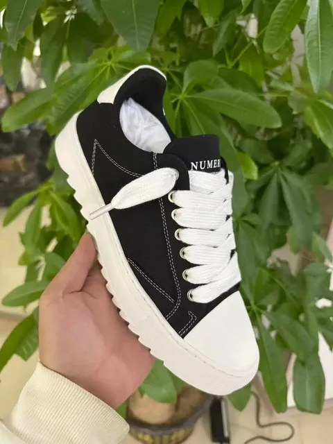 Broken Planet Platform Sneaker Black and White