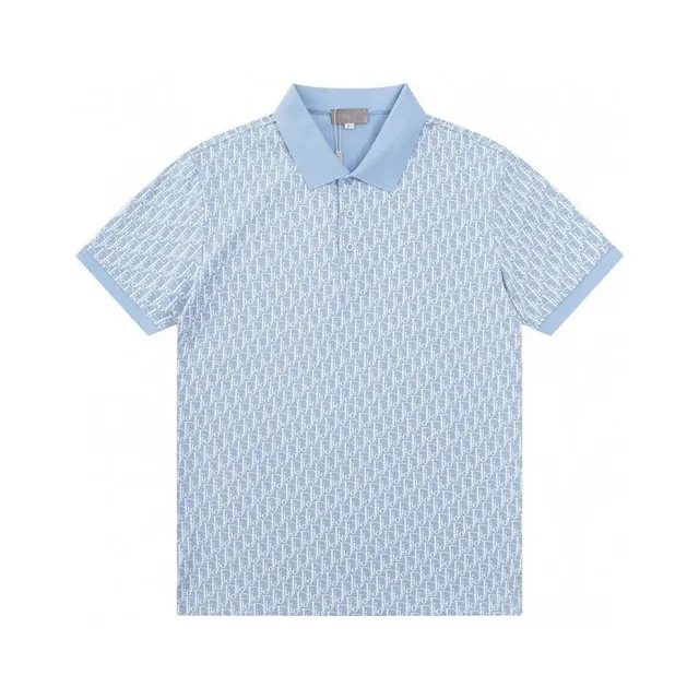 Dior Polo Shirt Oblique Logo Print