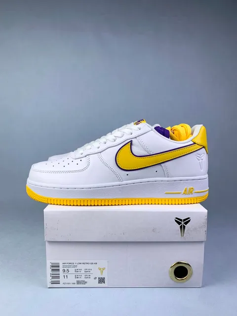 Jordan Air Force 1 Low Retro QS KB White/Varsity Maize
