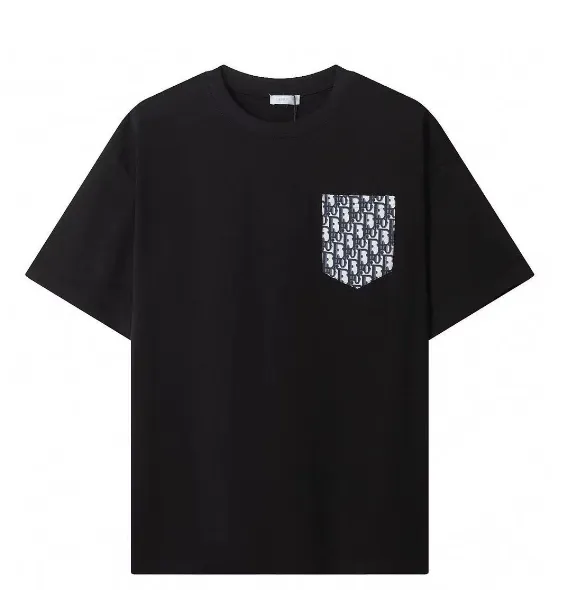 Dior T-Shirt Oblique Logo Pocket