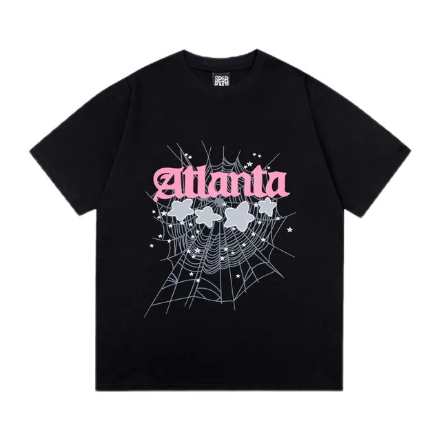Sp5der Atlanta Graphic Tee Spiderweb Print