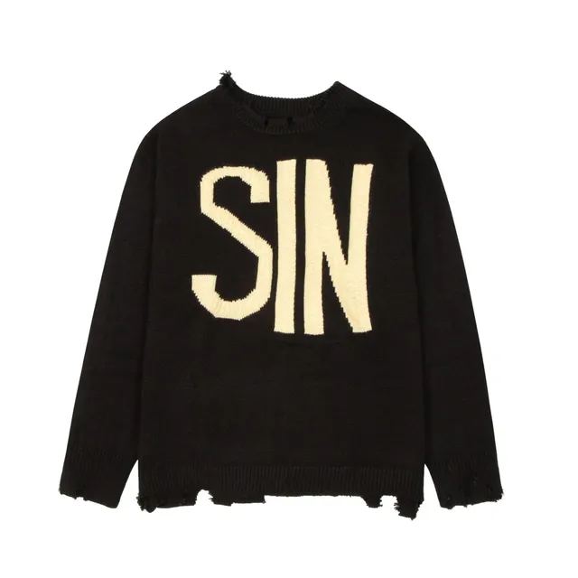 Knit Sweater SIN Logo