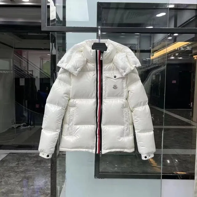 Moncler Puffer Jacket Classic Logo Stripe