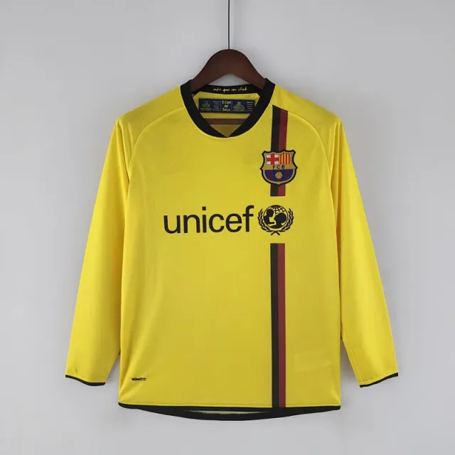 08-09 barcelona away long sleeves