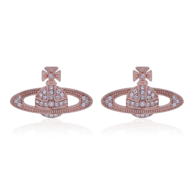 Vivienne Westwood Orb Stud Earrings Crystal-Embellished