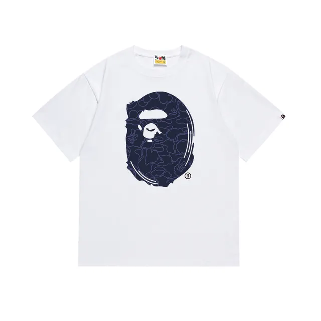 BAPE Ape Head Tee Navy Camo Ape Head