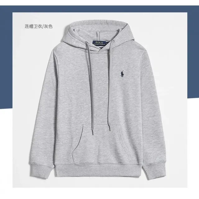 套头款灰色黑标