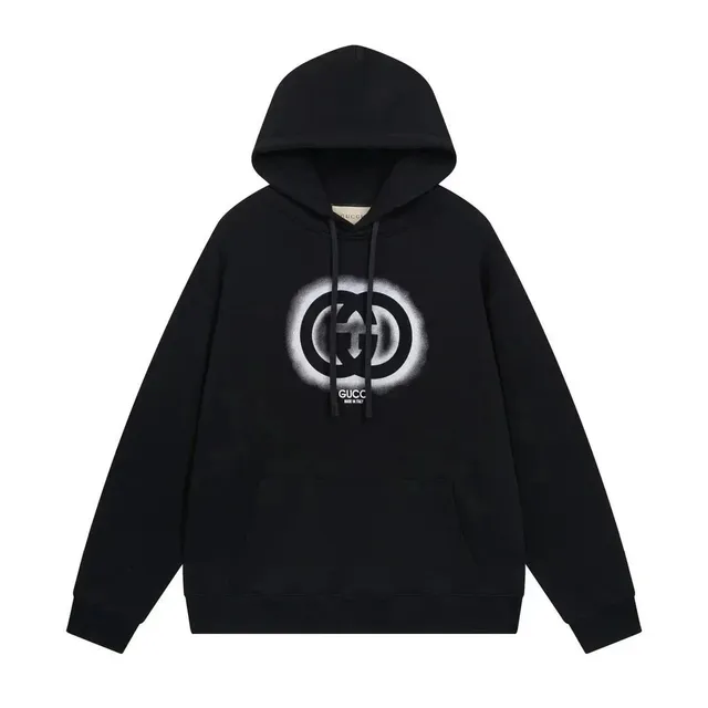 Gucci Hooded Sweatshirt GG Spray Paint Logo