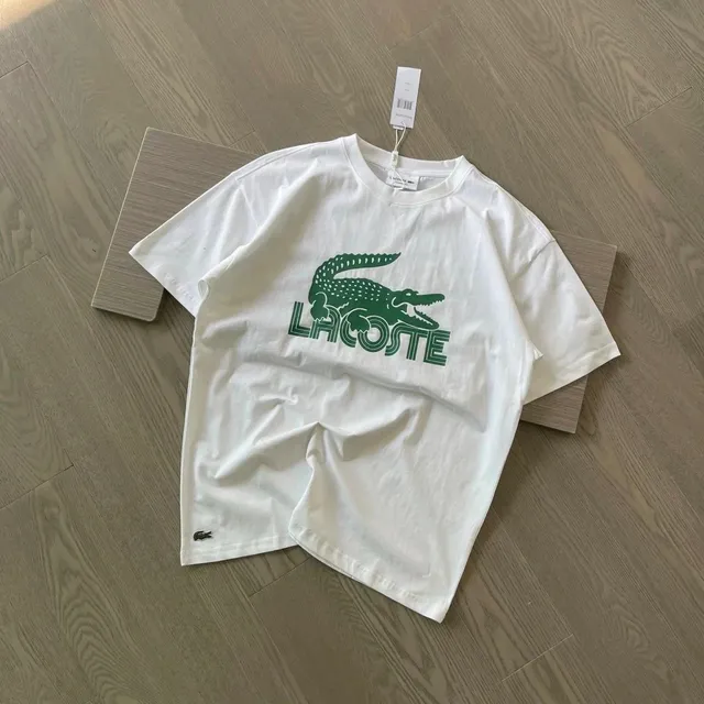 Lacoste Graphic T-Shirt Green Crocodile Logo