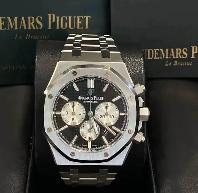Audemars Piguet Royal Oak Chronograph Black Tapisserie Dial