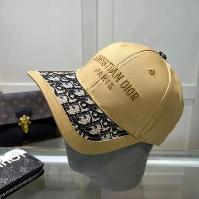 Dior Baseball Cap Oblique Logo Panel