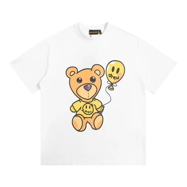 Drew House Teddy Bear Graphic Tee Bear with Balloon Print